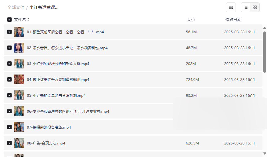《小红书运营课图文+短视频规则》免费网盘资源下载从零到精通全链路指南-云盘资源分享