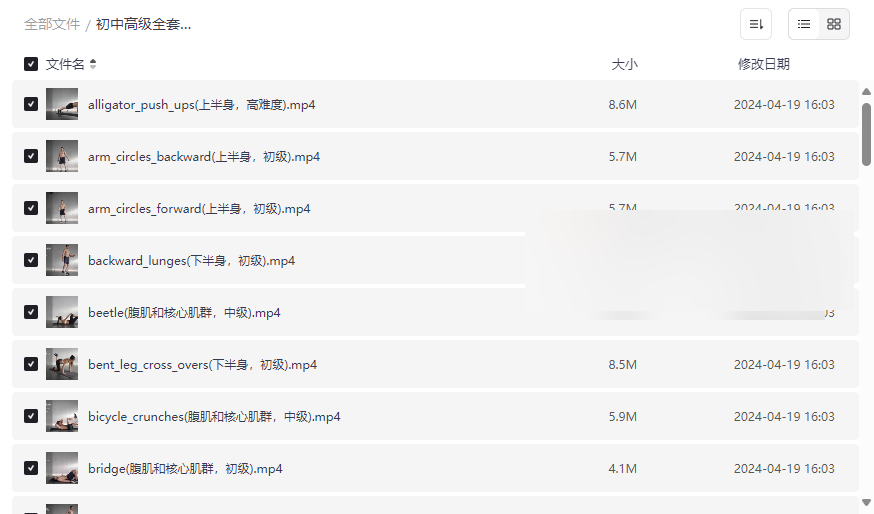 《Runtastic Results健身视频全集》专业家庭训练网盘资源下载-云盘资源分享
