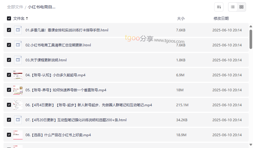 《小红书电商自媒体创富课2.0版》高效变现实战教程网盘资源下载-云盘资源分享