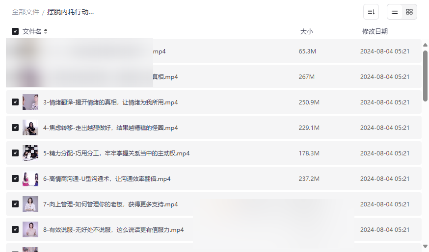 《摆脱内耗行动指南》职场效能与心理调适系统课程免费下载-云盘资源分享