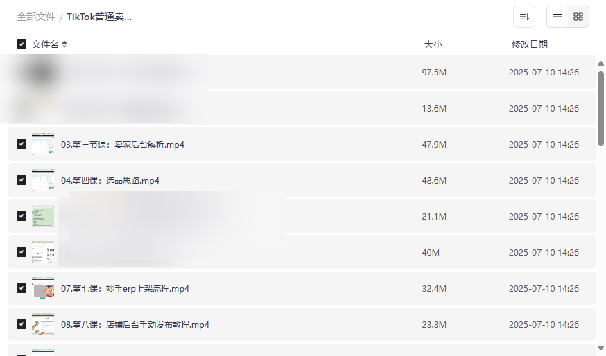《TikTok电商新手入门指南》免费网盘资源下载30节视频课程助你快速开店-云盘资源分享