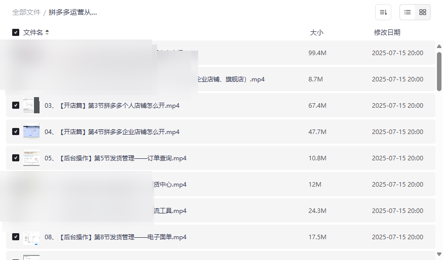 《拼多多运营从0到1实操全流程》完整网盘资源下载-云盘资源分享