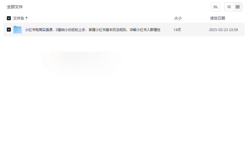 《小红书电商实操课》零基础开店到爆单实操指南网盘下载-云盘资源分享