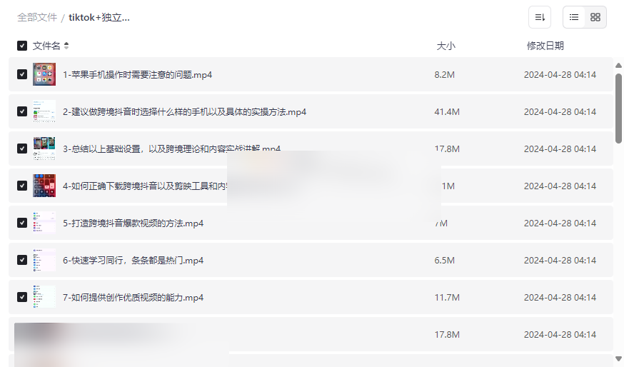 《TikTok+独立站0基础入门到精通》跨境电商与社媒营销全流程实操资源下载-云盘资源分享