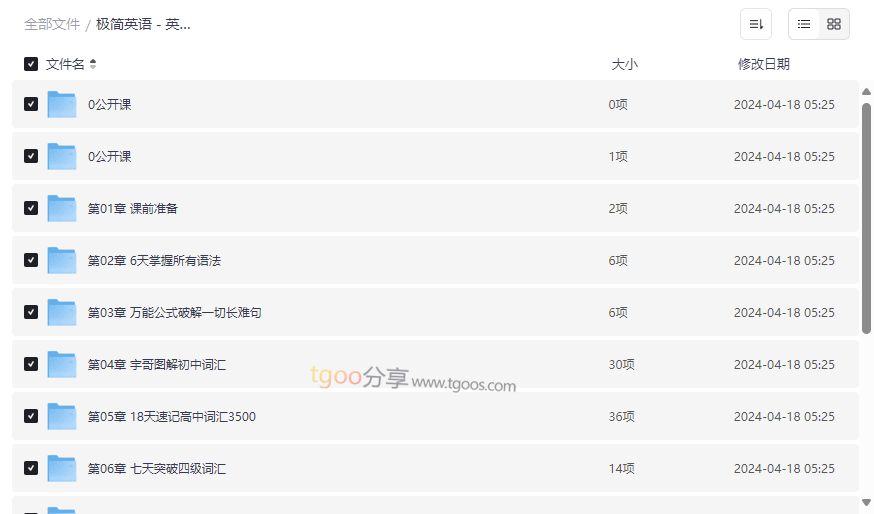 《极简英语系统提升班》全套网盘资源下载语法/词汇/口语速成指南-云盘资源分享