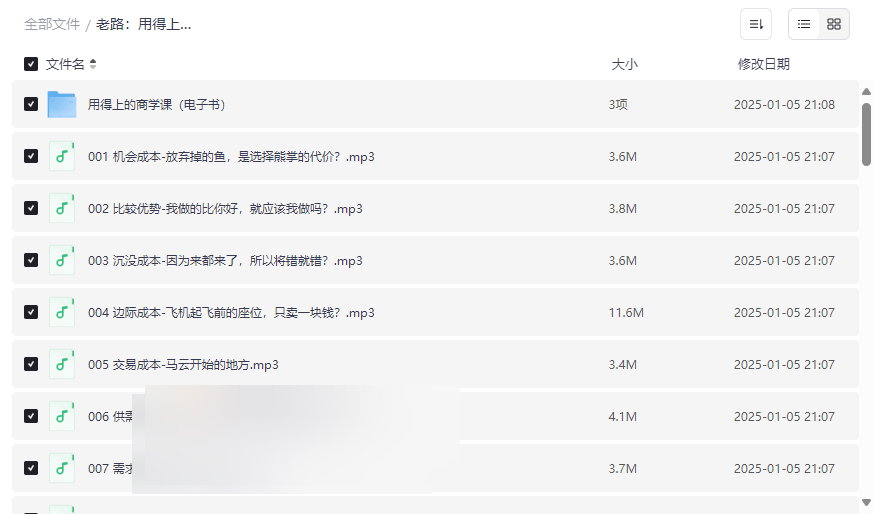 《老路:用得上的商学课》100节音频+电子书全格式网盘资源下载-云盘资源分享