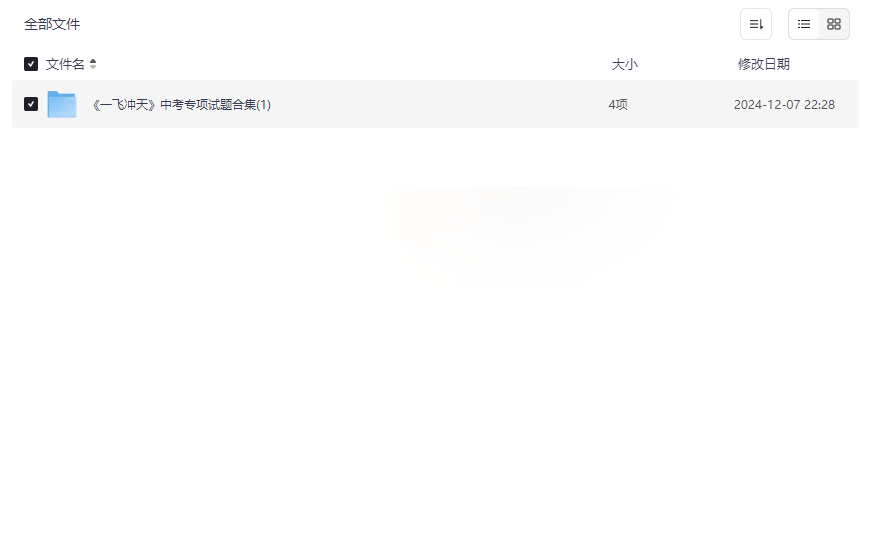 《一飞冲天中考专项试题合集》2024-2025版网盘资源下载-云盘资源分享