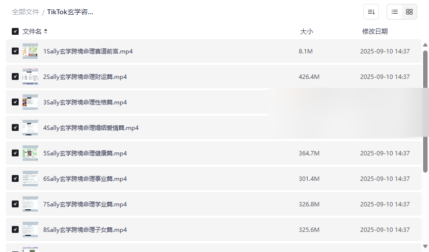 《TikTok玄学咨询变现课》实战型网盘资源下载-云盘资源分享