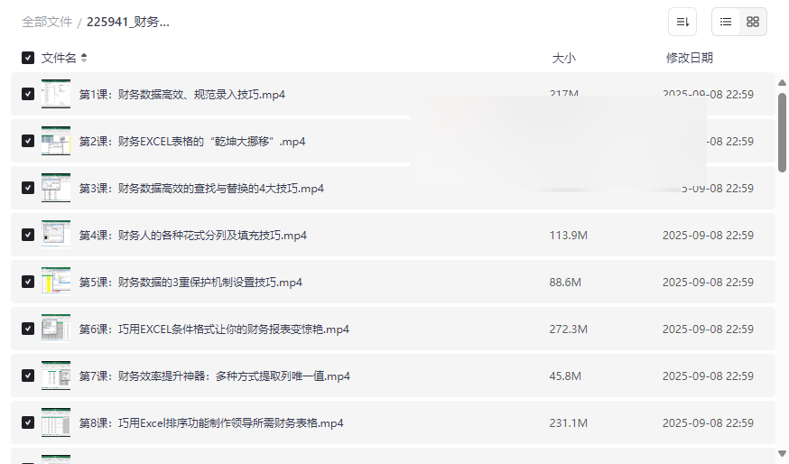 《财务Excel零基础速成课》免费网盘资源下载函数公式+数据透视表+实战案例-云盘资源分享