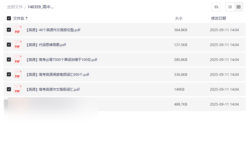 《高中英语知识点梳理+答题模板》内部专用资源免费下载-云盘资源分享