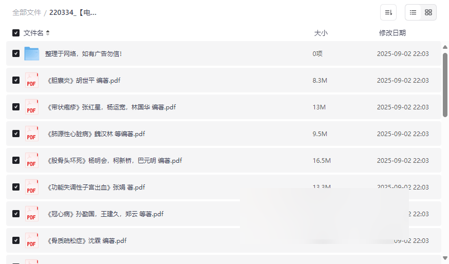 《常见病中西医最新诊疗丛书》免费网盘资源下载-云盘资源分享