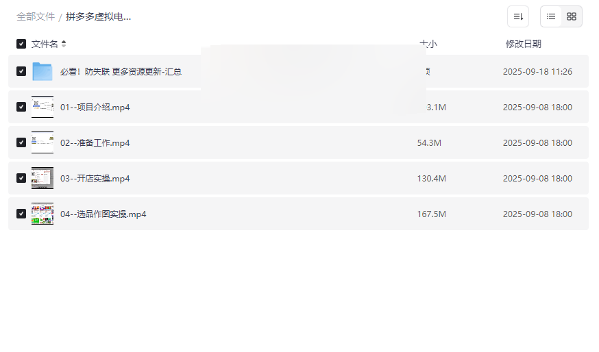 《拼多多虚拟电商实战教程》零囤货零垫资创业资源网盘下载-云盘资源分享