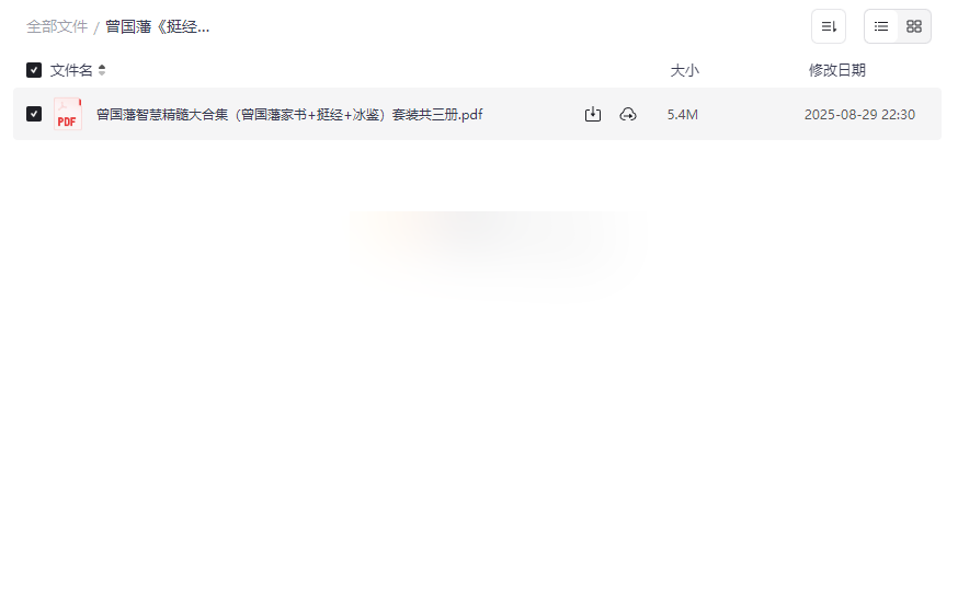 《曾国藩挺经》高清PDF电子书+现代解读+三册套装免费网盘下载-云盘资源分享