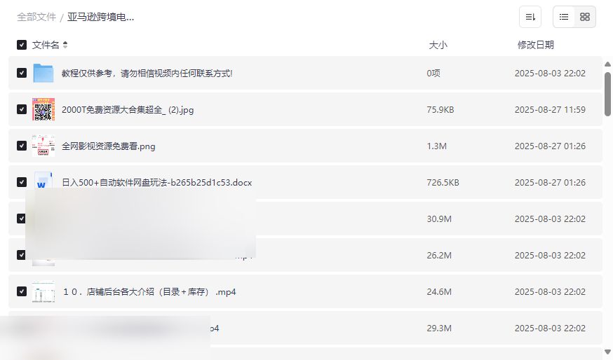 《亚马逊跨境电商全阶运营课程》免费网盘资源下载-云盘资源分享