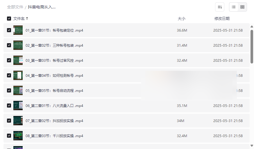 《抖音电商从入门到精通》完整教学资源免费下载-云盘资源分享