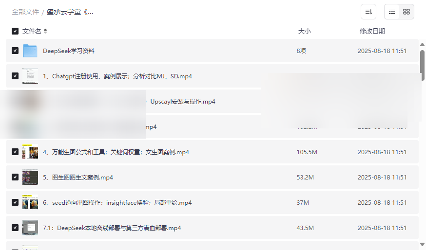 《AIGC电商应用实操课》免费网盘资源下载玺承云学堂深度教学-云盘资源分享