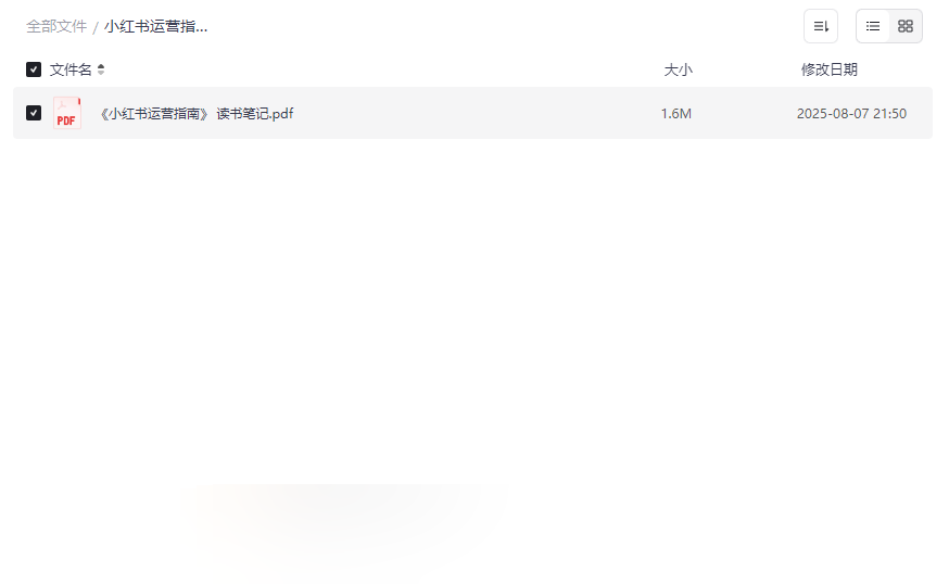 《小红书运营指南读书笔记》完整版网盘资源下载运营策略+实战案例-云盘资源分享