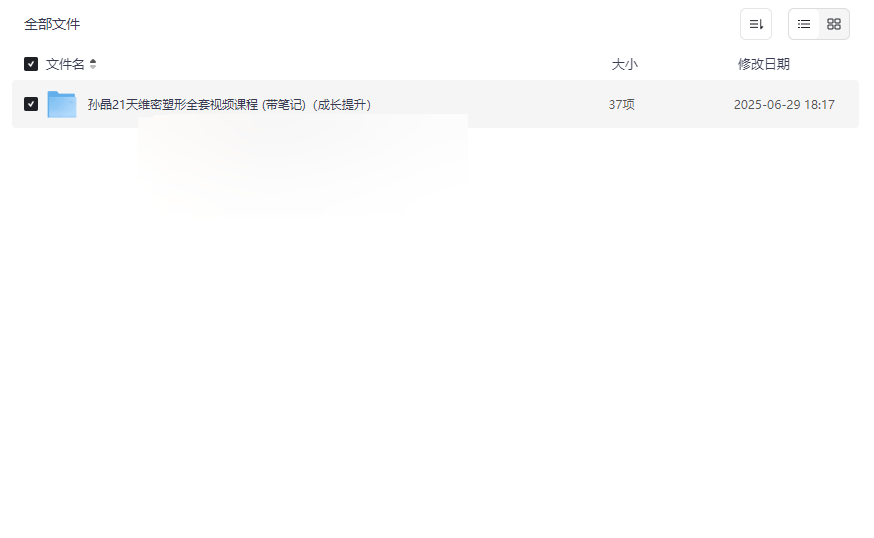 《孙晶21天维密塑形全套视频课程》免费网盘资源下载-云盘资源分享