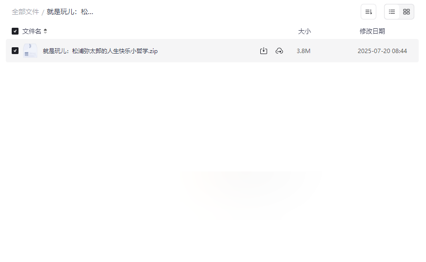 《就是玩儿:松浦弥太郎的人生快乐小哲学》免费网盘资源下载-云盘资源分享