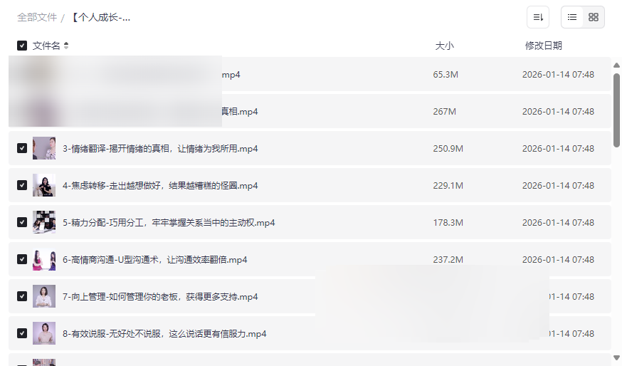 《摆脱内耗活出自我12个行动指南》个人成长视频课程网盘下载-云盘资源分享