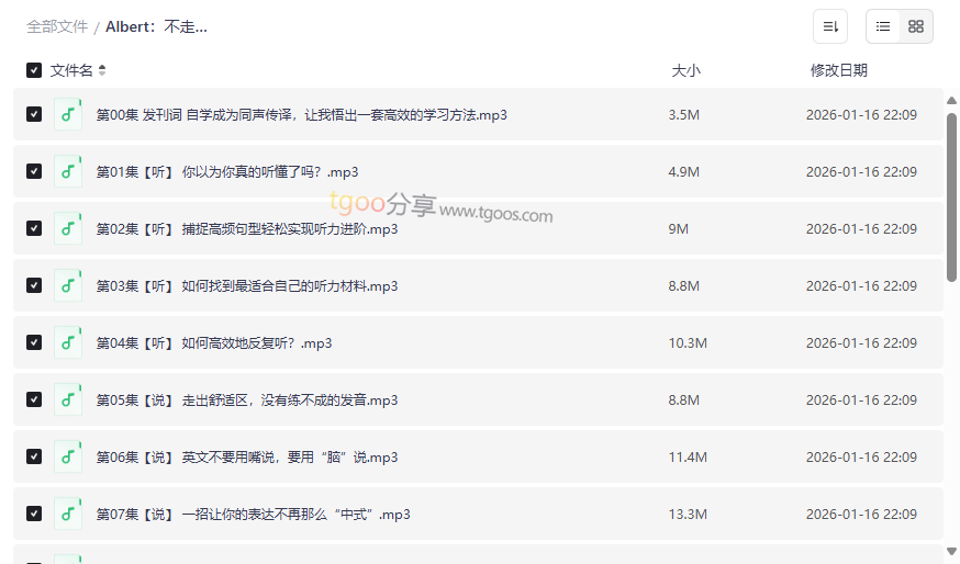 《Albert:不走弯路学英语》系统性学习指南网盘资源下载-云盘资源分享