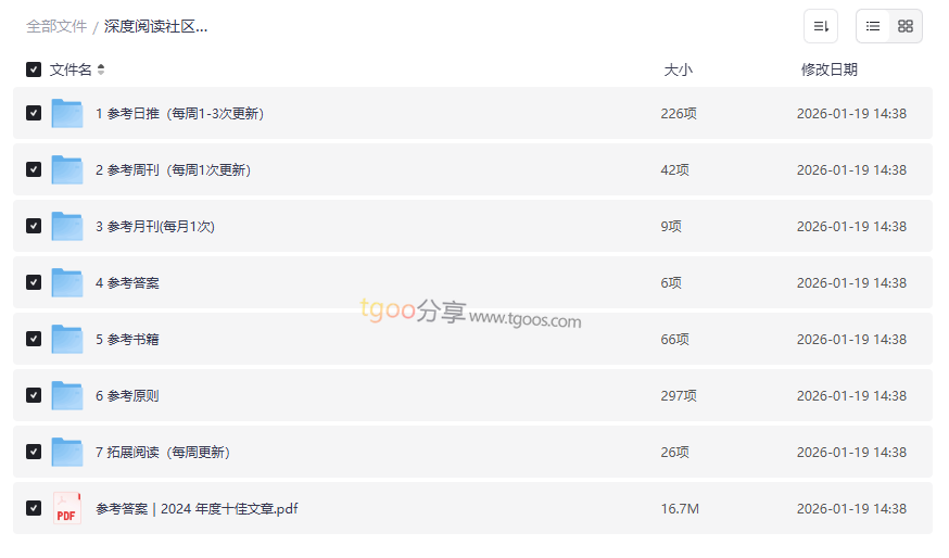 《深度阅读社区VIP会员知识精选计划付费文章合集》网盘资源下载-云盘资源分享