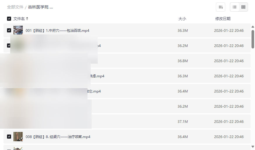 《穴位一病一讲》232集高清视频全集网盘下载,250个核心穴位家庭保健指南-云盘资源分享