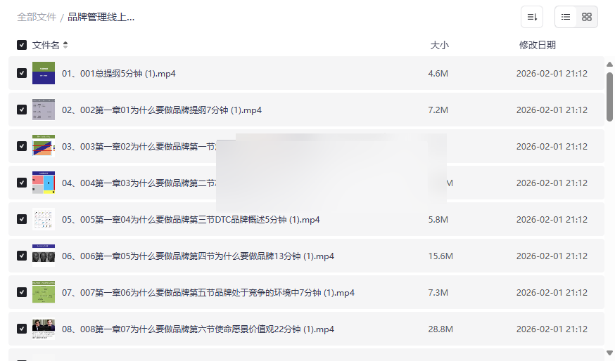 《品牌管理线上课程》全套资源下载:从战略到增长的系统方法论-云盘资源分享