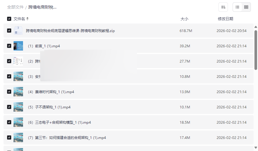 《跨境电商财税合规底层逻辑思维课》网盘资源下载 | 安克创新案例深度解析-云盘资源分享