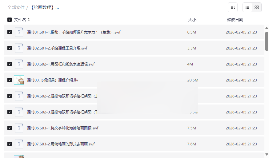 《零基础手绘教程》网盘资源下载:用简笔画提升职场竞争力-云盘资源分享
