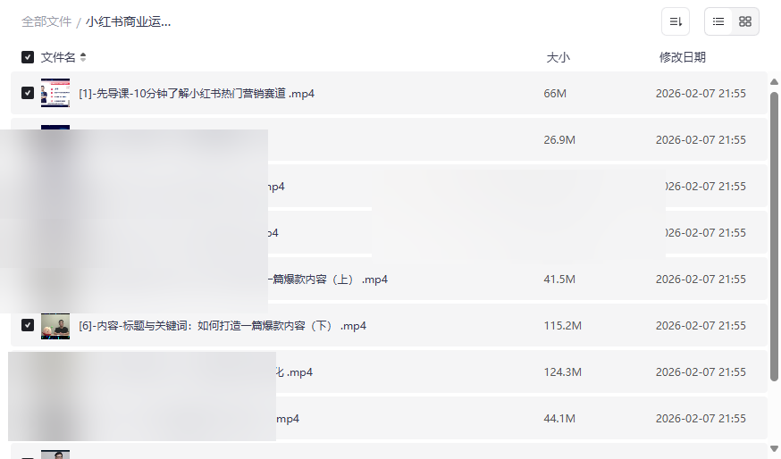 《小红书商业运营全攻略》从入门到精通实战教程网盘资源下载-云盘资源分享